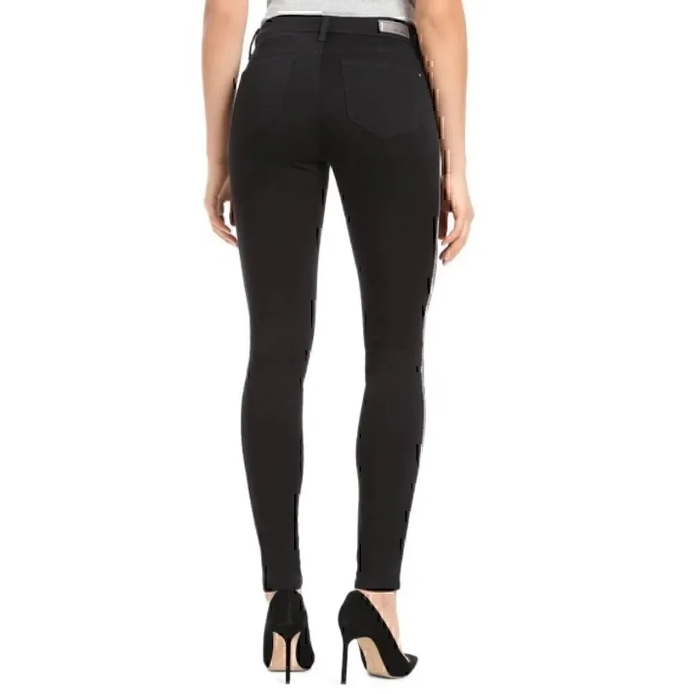 NWT Mavi ‘Adriana’ Mid Rise Super Skinny Jean Black Size 27